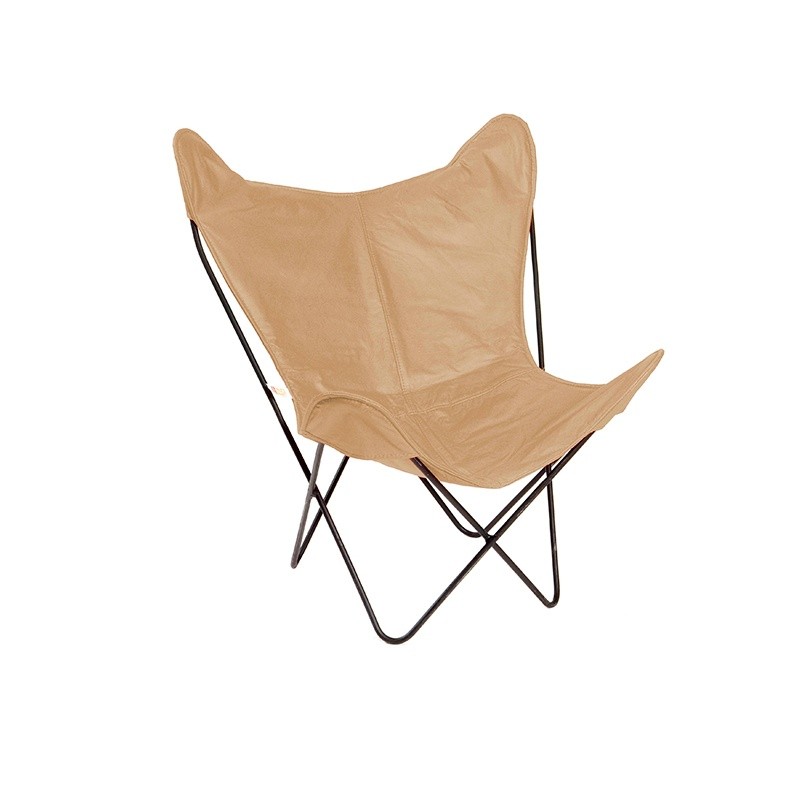 Bkf Butterfly Leather Chair - Beige