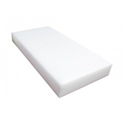 Balinese Single Bed Without Canopy - Nautic (Leatherette) White