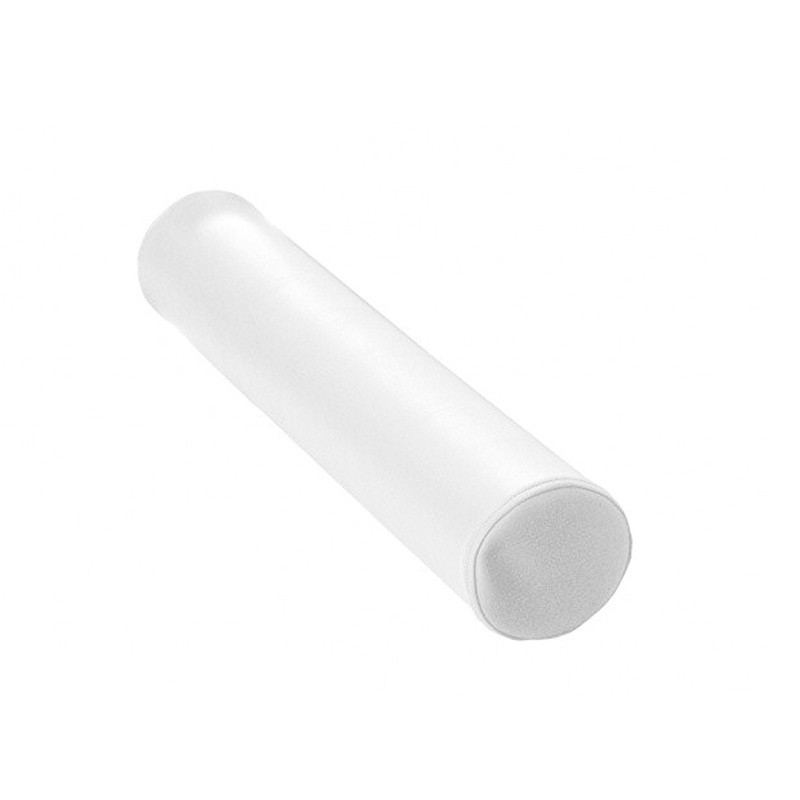 Roll Cushion - Leatherette White Diameter 14 cm. x 80 cm.