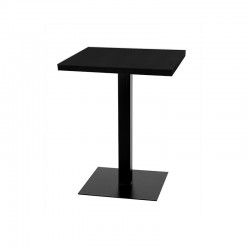 Low Square Table - Black Black