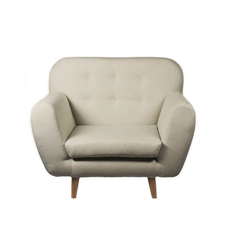 Vintage Single Sofa - Nautic (Leatherette) Beige
