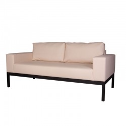 Niza Two-Seater Sofa - Nautic (Leatherette) Beige
