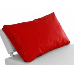 Pack 2 Rectangular Cushions - Red Leatherette