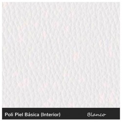 Soft Round Pouf 60/30 - Leatherette White